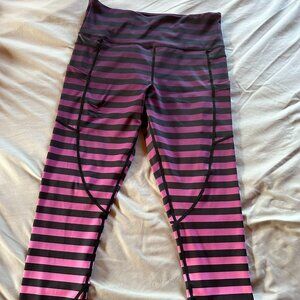 ZYIA Active Light N Tight Ombre Striped 7/8 Leggings
